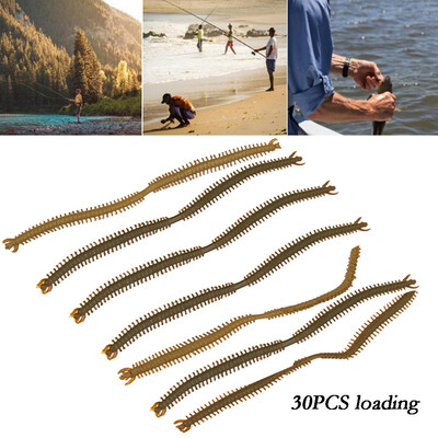 

Saidsome Fishing Bait Soft Bait Fork Tweezers Simulation Locust Twist 30PCS fishing bait fishing lure