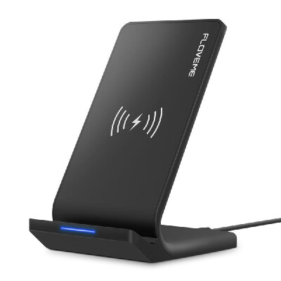 

Floveme QI Wireless Charger 10W Fast Charger USB Wireless Charging Silvery