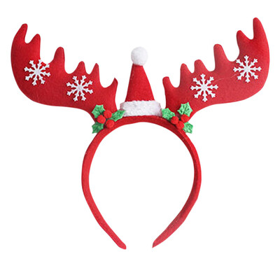 

〖Follure〗Christmas Bow Headband Tiara Party Decorations Snow Head Hoop Hair bands