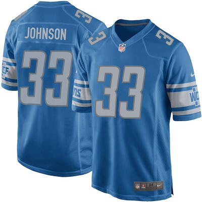 

Mens Football Jersey Detroit Lions Ezekiel Ansah Light Blue Game Jersey