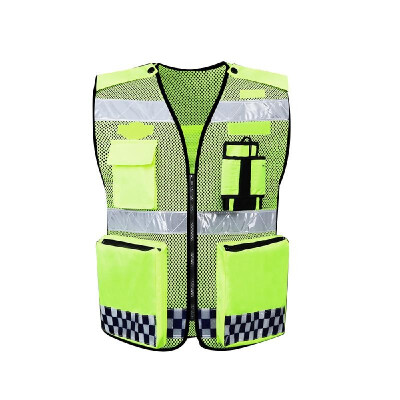 

SFVest High Visibility Reflective Safety Vest Reflective Vest Workwear Security Working Clothes Day Night Motorcycle Cycling Warni