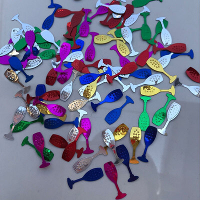 

FUNNYBUNNY 15GPACK Confetti Table Confetti Metallic Foil Sequin for Party Wedding Decorations