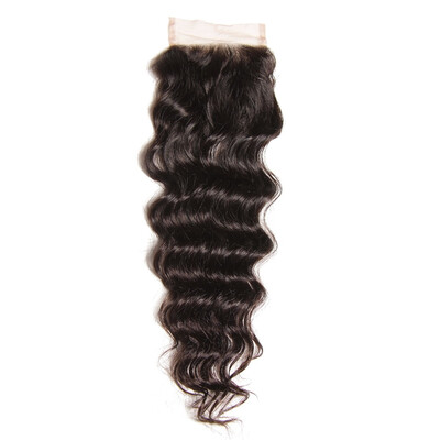 

UNice 8A Peruvian Virgin Human Hair Lace Closure 4x4inch Natural Wave