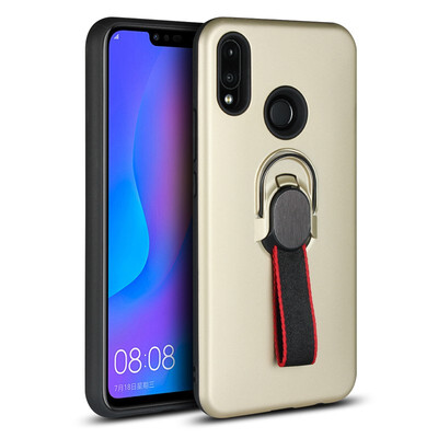 

Magnetic Car Mount Case Huawei Nova 3i Phone Ring Holder Cover Huawei P Smart Plus Smart Nova3i INE-LX1 Hybrid Bumper Case