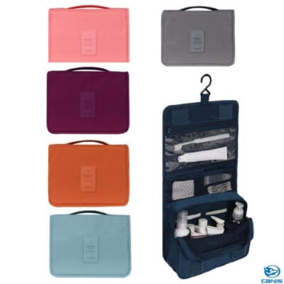 

Travel Makeup Cosmetic Toiletry Case Wash Organizer Storage Pouch Hanging Bag Y