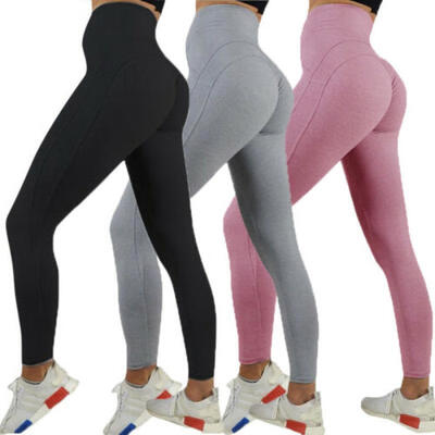 

Women Yoga Pants Fitness Leggings Run Jogging Workout Gym Exercise Sport Trouser