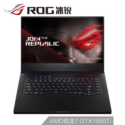 

ROG ice sharp 156-inch 120Hz narrow border gaming laptop standard pressure Ruilong 7-3750H 16G 512GSSD GTX1660Ti 6G