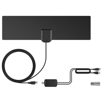 

TY25 Flat High Gain HDTV High-definition Digital TV Antenna DVB-T2 with Signal Amplifier