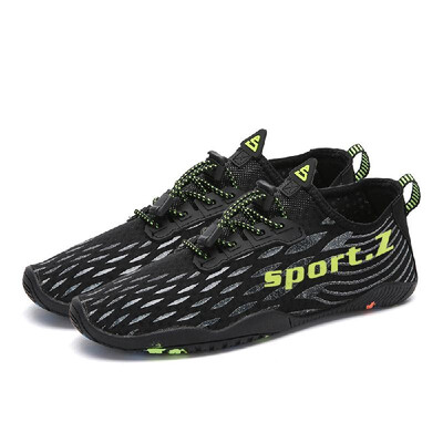 

Outdoor Sports Lovers Beach Shoes Women Men Lace Up Water Shoes Breathable Non-slip Quick-Dry Barefoot Flexible Swimming Wading Sh
