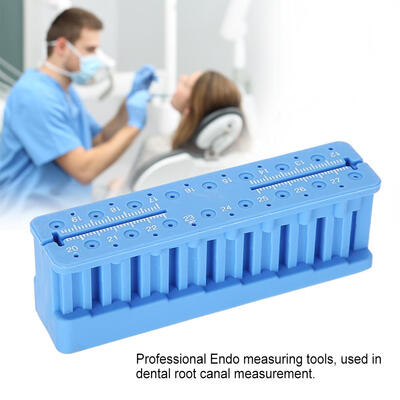 

Greensen Dental Measuring Autoclavable Endodontic Block Files Instrument Ruler EquipmentMeasuring Block Endodontic Ruler