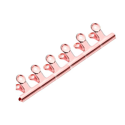 

6pcs Curvature Clips Curve Nail Pinching Tool Stainless Steel Acrylic Nail Pincher Clips Silvery