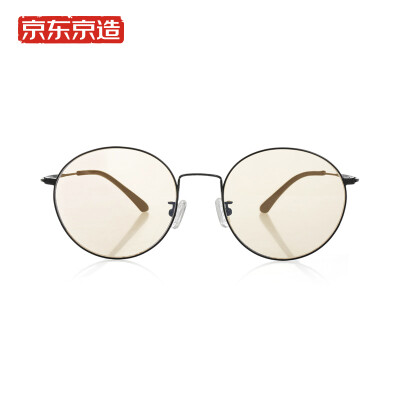 

Beijing Tokyo anti-blue glasses goggles men&women couple titanium alloy aviation titanium mirror legs round frame titanium black