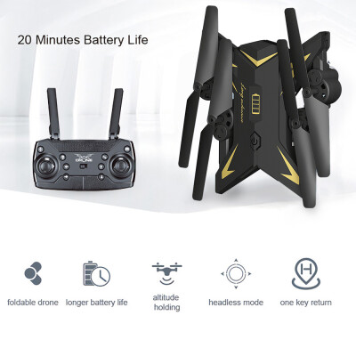 

XIN KAI YANG KY601S Foldable Drone with Camera 1080P Wifi FPV Altitude Hold Aerial Photographing RC Quadcopter