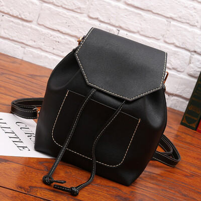 

Tailored Women Fashion Leather Travel Satchel Pendant School Bag Backpack Bag