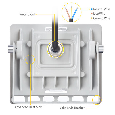 

Waterproof 10W LED Flood Light Spotlight Lamp Landscape Outdoor 110V Cool White
