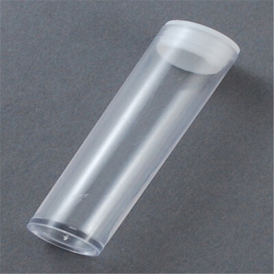 

PH PANDAHALL 100Pcs Transparent Clear Plastic Empty Storage Tubes Bead Container