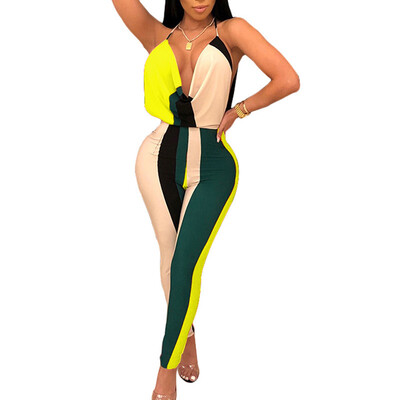 

Women Ladies Clubwear Summer Playsuit Jumpsuit Romper Long Pants Party Trousers