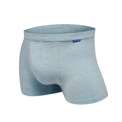 

New green elegant plain yarn simple Beimar linen business mens boxer briefsM8006M8007