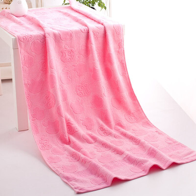 

Bamboo Fiber Towel Apple Pattern New Style Quick Drying Strong Water Absorption Soft Comfortable Household Bath Towel