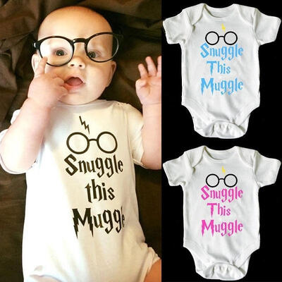 

Muggle Newborn Baby Girls Boys Cottton Romper Bodysuit Playsuit Outfit Clothes CUTE