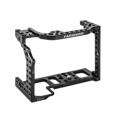 

Aluminum Alloy Camera Cage Video Film Movie Rig Stabilizer for Canon EOS R Full Frame ILDC Camera with Cold Shoe Mount for Magic A