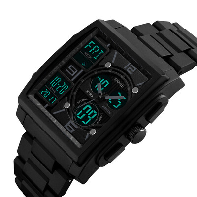 

Gobestart Mens Military Rubber Tactical LED Digital Watch Sports Waterproof Analog Quartz