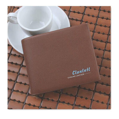 

2018 new PU short mens wallet fashion casual coin bag large capacity multi-function wallet