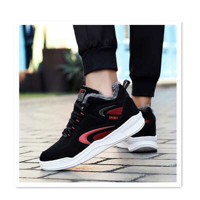 

2018 Korean version of winter cotton shoes plus velvet thickening warm junior high school students autumn&winter trend mens s