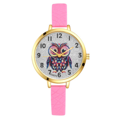 

Owl watch mens quartz watch GAIETY brand fashion watch silicone strap watch