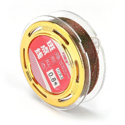 

50M Nylon Fishing Line Monofilament Fishing Line Concealment Spotted Fishing Line 08 10 12 15 20 30 35