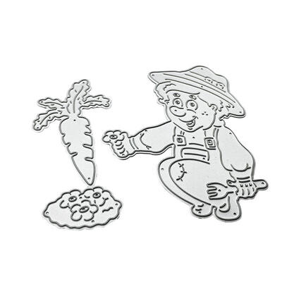 

Pull Radish Embossing Metal Cutting Dies Stencils for Scrapbook Album Paper