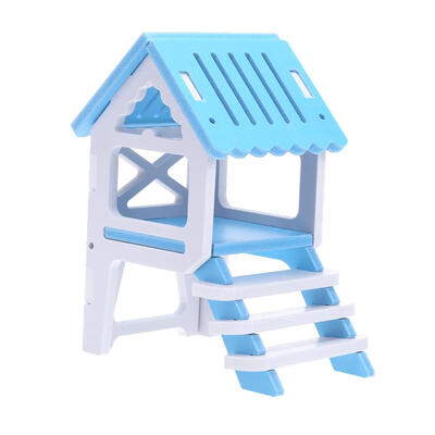 

Pet Bed Nest Hamster House Wooden Climb Small Animal Pet Sleeping Cage