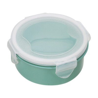 

Bento Box Lunch Plastic Storage Box Rectangular Round Sealed Kitchen Storage Box