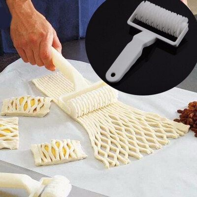 

Large Size Cookie Pie Pizza Cutter Bread Pastry Cake Ribbon Embosser Roller Lattice Craft Cooking Tools Cutter Mold DIY