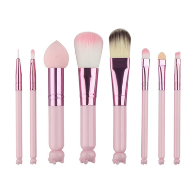 

Toponeto 8PCS Make Up Foundation Eyebrow Eyeliner Blush Cosmetic Concealer Brushes