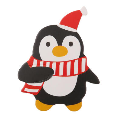 

10pcs Christmas Santa ClausPenguin Candy Holder Card Sweet Invitation Card