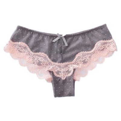 

Soft Comfortable Breathable Summer Low-Rise Knickers Hollow Briefs Ultra Thin Underwear Lace Panties Lady Sleepwear