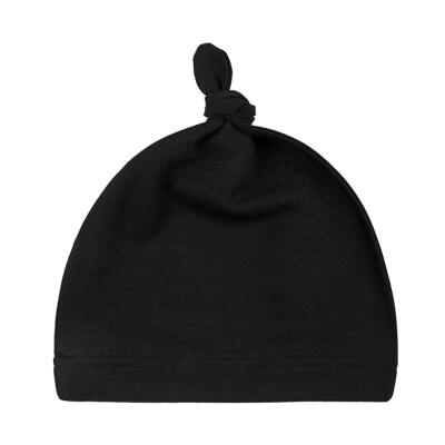 

0-24M Newborn Baby Boys Girls Warm Hat Kids Solid Color Beanies Knotted Cap