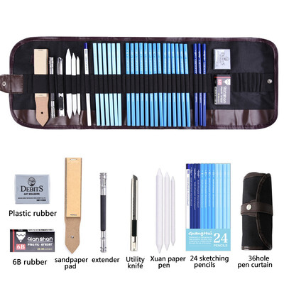 

NeillieN 33 paintings pencil sets drawing sketches kit art stationery