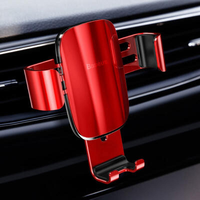 

Universal Car Mobile Phone Mount Holder Auto-lock Adjustable Telephone Bracket Auto Gravity Air Vent Phone Support