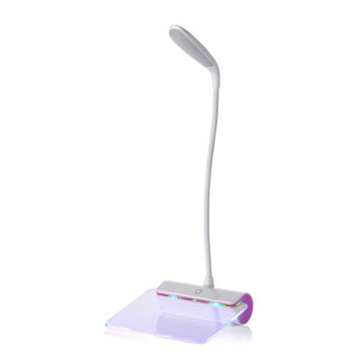 

LED Desk Lamp Eye-caring Table Light With Memo Board 3 Brightness Levels USB Chargeable 360 Degree Rotation Arm