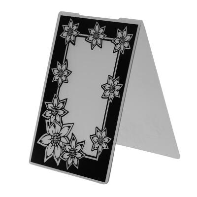 

1pc Sun Flower Plastic Embossing Folder Template For Scrapbook Photo Album