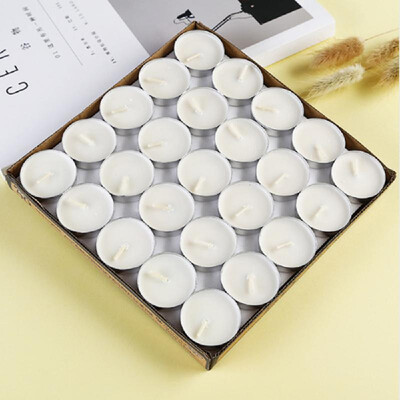 

Tea Light Candles 50 Pack Unscented Tealight Candles Romantic Love Candles Bulk for Home Decor Wedding Birthday