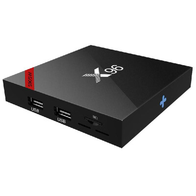

X96 Smart Android 712 TV Box Amlogic S905W Quad Core H265 VP9 HDR10 1GB 8GB DLNA WiFi LAN HD Media Player EU Plug