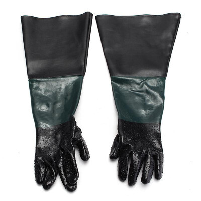 

24"x10" Rubber Sandblasting Gloves for Sandblaster Sand Blast Blaster Cabinet