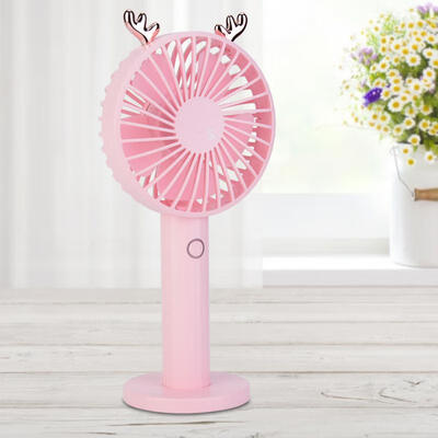 

Greensen Mini USB Rechargeable Folding Handhold Portable Fan with Mirror Base