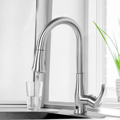 

Greensen Touchless Kitchen Faucet with Pull Down Sprayer Hot&Cold Water Mixer Tap