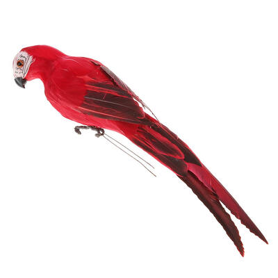 

Creative Foam Feather Artificial Parrots Imitation Bird Model Garden Decor