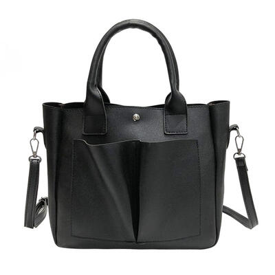 

PU Leather Women OL Big Capacity Shopping Handbags Shoulder Messenger Totes