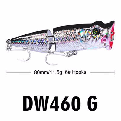 

VISSEN new fishing lure minnow quality professional bait road Asia fake bait wave 8cm 115g hot bionic bait plastic hard bait 1p